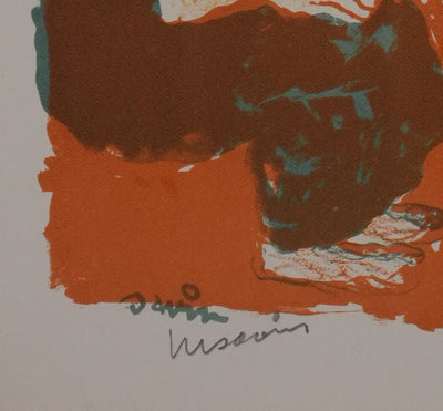 Maurice SAVIN : Le bal populaire, Lithographie originale signée