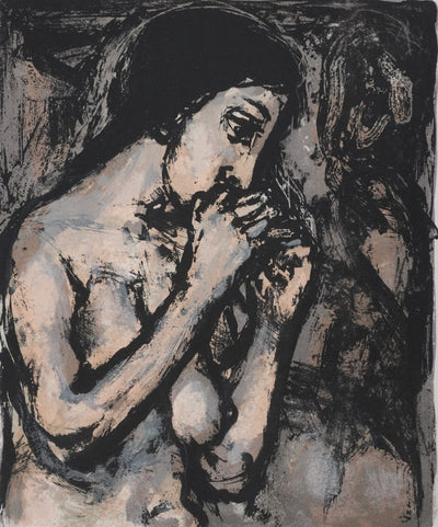 Walter SPITZER : Nu féminin, Lithographie originale signée