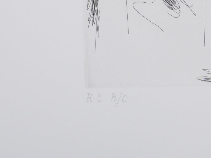 Pablo PICASSO : Les 156, Degas chez les filles, La note, Gravure originale signée