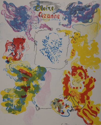 Constantin TERECHKOVITCH : La gloire de Cézanne, Lithographie originale signée