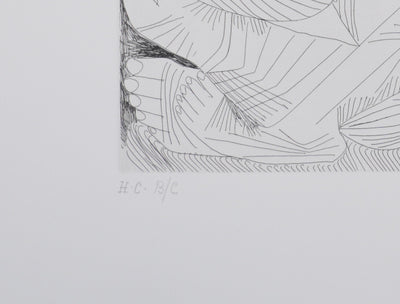 Pablo PICASSO : Les 156, Maison close, Repos et bavardages, Gravure originale signée