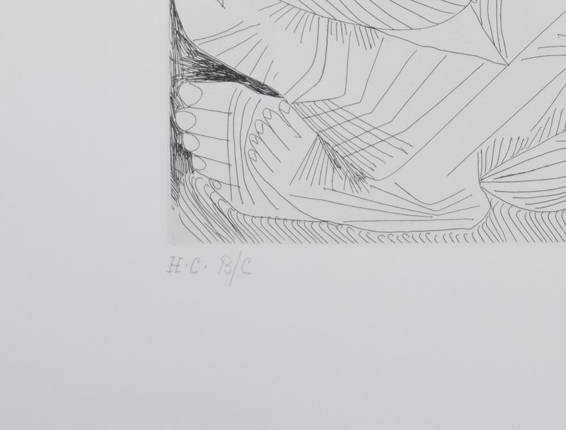 Pablo PICASSO : Les 156, Maison close, Repos et bavardages, Gravure originale signée