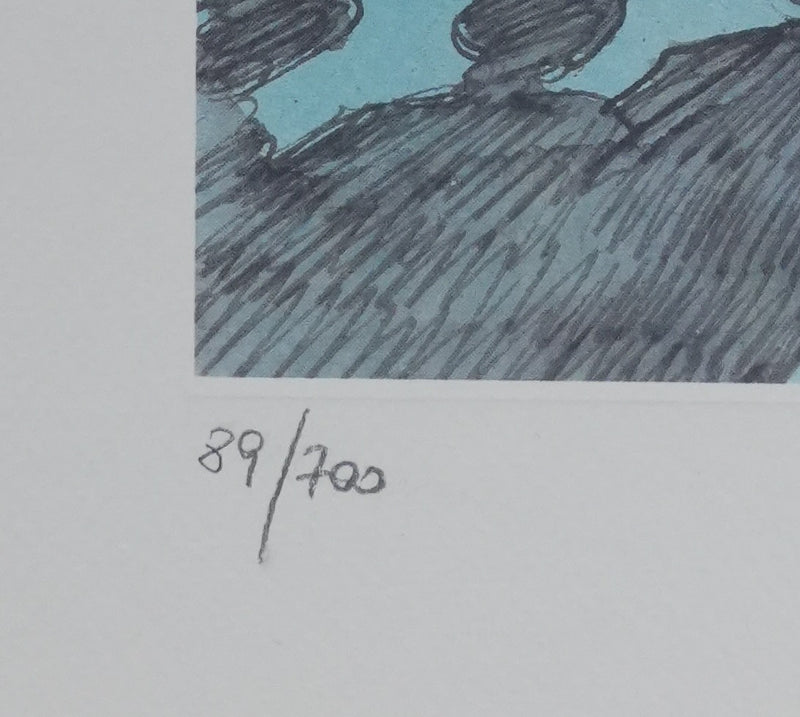 Milo MANARA : Sous les étoiles, Lithographie originale signée