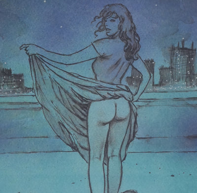 Milo MANARA : Sous les étoiles, Lithographie originale signée
