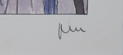 Milo MANARA : Le châtiment, Lithographie originale signée
