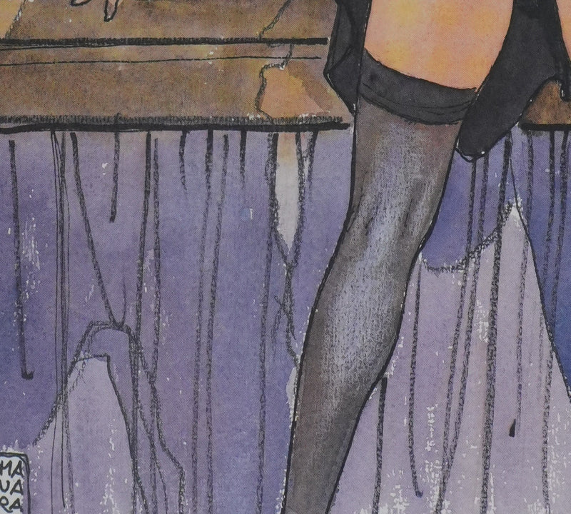 Milo MANARA : Le châtiment, Lithographie originale signée