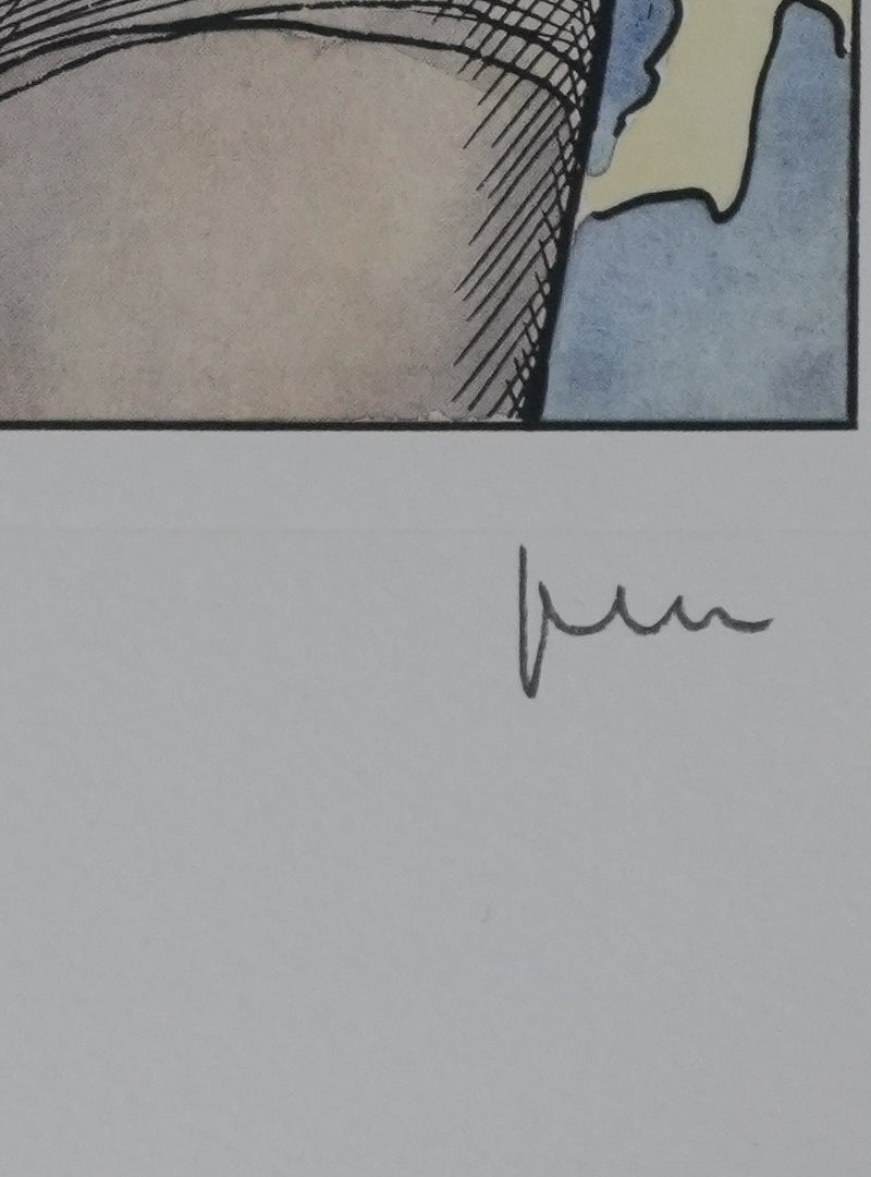 Milo MANARA : Sous la soie, Lithographie originale signée