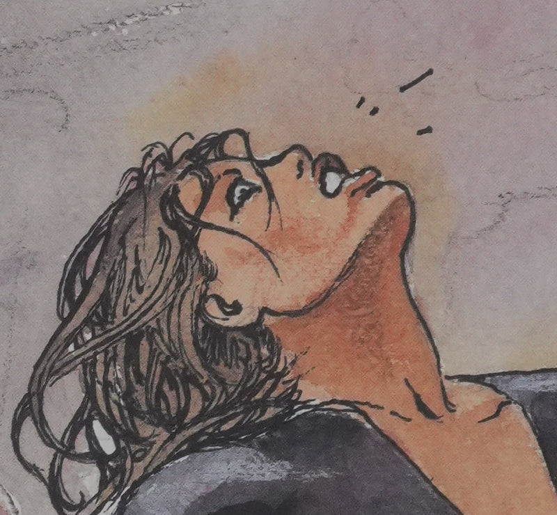Milo MANARA : La fessée, Lithographie originale signée
