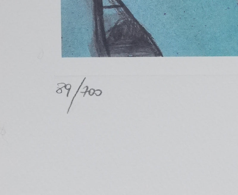 Milo MANARA : Etreinte étoilé, Lithographie originale signée