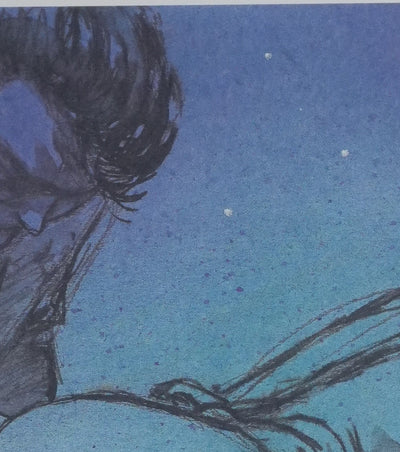 Milo MANARA : Etreinte étoilé, Lithographie originale signée