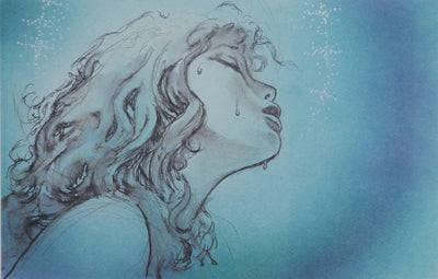 Milo MANARA : Les larmes du plaisir, Lithographie originale signée