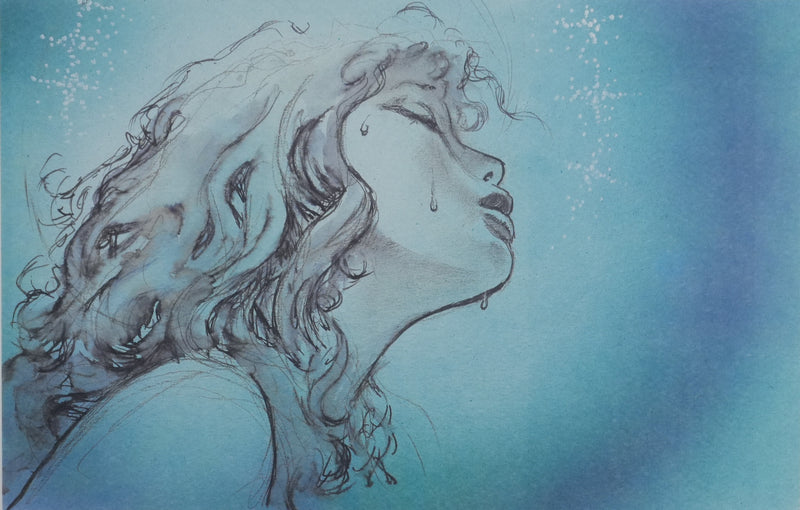 Milo MANARA : Les larmes du plaisir, Lithographie originale signée