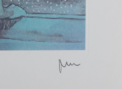 Milo MANARA : Moment intime sous les étoiles, Lithographie originale signée