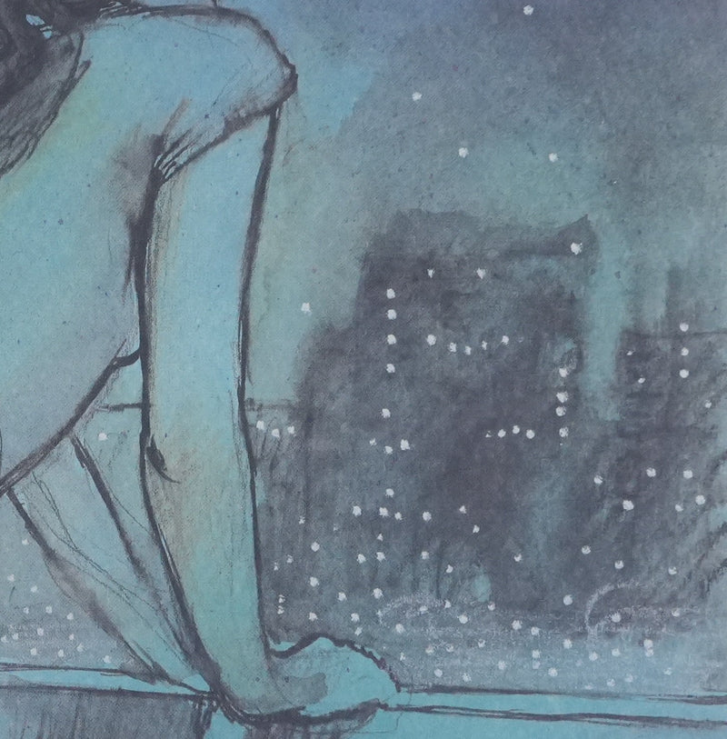 Milo MANARA : Moment intime sous les étoiles, Lithographie originale signée