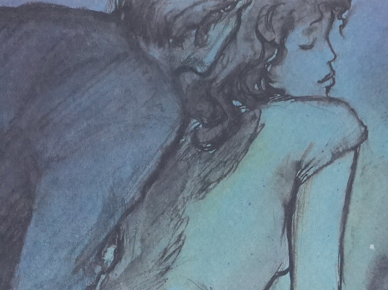 Milo MANARA : Moment intime sous les étoiles, Lithographie originale signée