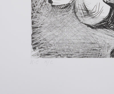 Pablo PICASSO : Les 156, Filles entre elles, La sous-maîtresse, Gravure originale signée (Copie)
