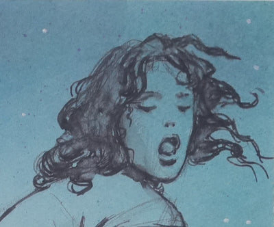 Milo MANARA : La terrasse, Lithographie originale signée