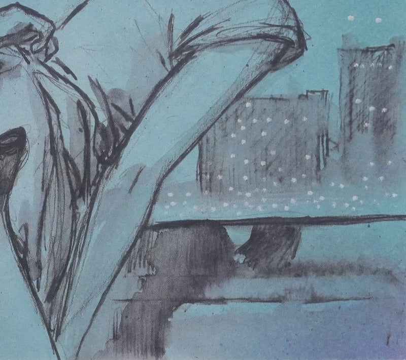 Milo MANARA : La terrasse, Lithographie originale signée
