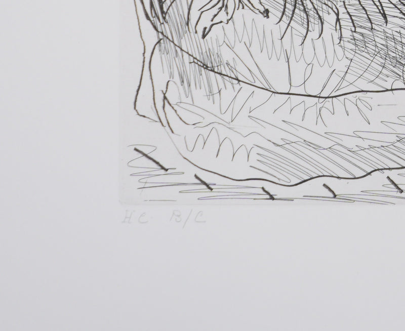 Pablo PICASSO : Les 156, Degas visionnaire, Fille écoutant…, Gravure originale signée