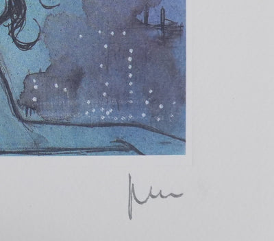 Milo MANARA : Moment d'intimité, Lithographie originale signée