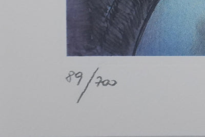Milo MANARA : Moment d'intimité, Lithographie originale signée