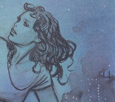 Milo MANARA : Moment d'intimité, Lithographie originale signée