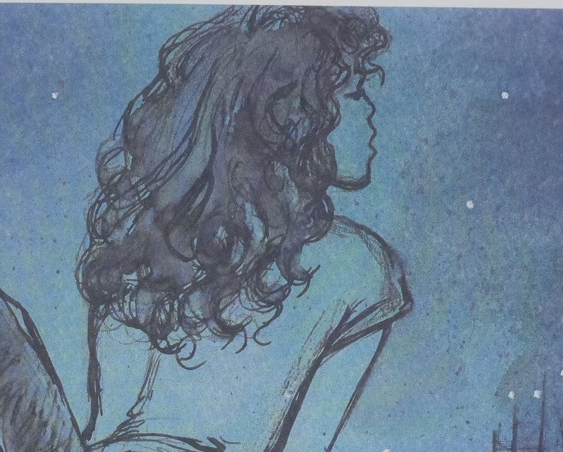 Milo MANARA : Frisson nocturne, Lithographie originale signée