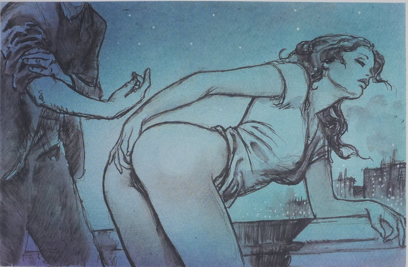Milo MANARA : Intimité féminine, Lithographie originale signée