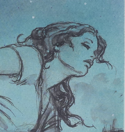 Milo MANARA : Intimité féminine, Lithographie originale signée