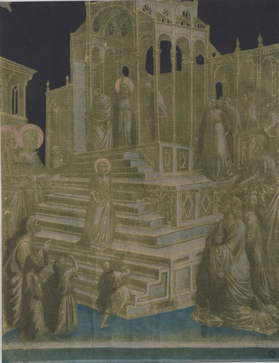 Taddeo GADDI : Présentation de la Vierge au temple, Lithographie