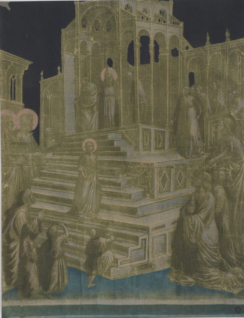 Taddeo GADDI : Présentation de la Vierge au temple, Lithographie