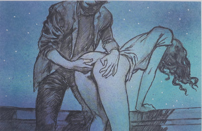 Milo MANARA : Passion nocturne, Lithographie originale signée