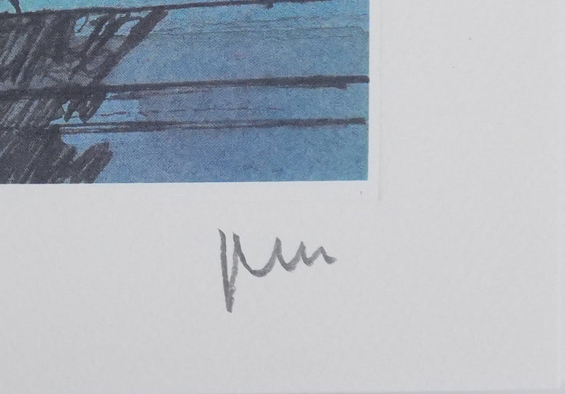 Milo MANARA : Passion nocturne, Lithographie originale signée