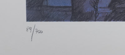 Milo MANARA : Passion nocturne, Lithographie originale signée