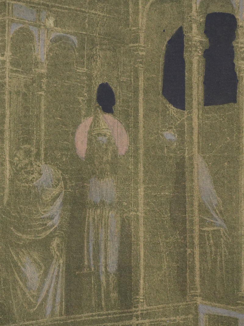 Taddeo GADDI : Présentation de la Vierge au temple, Lithographie