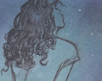 Milo MANARA : Intimité sous les étoiles, Lithographie originale signée