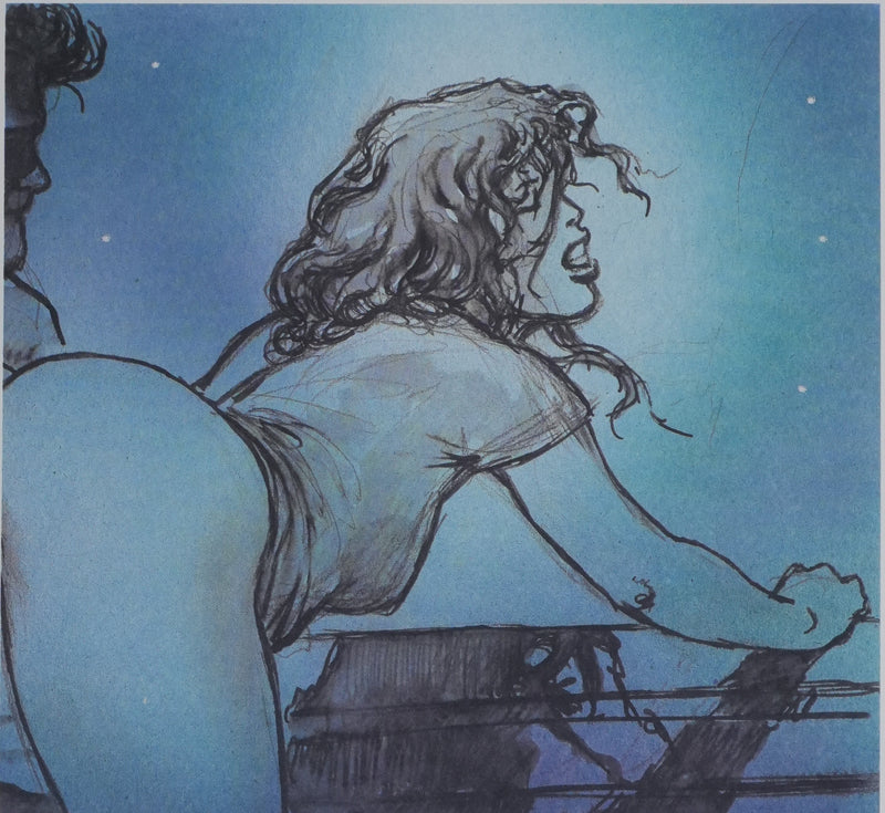 Milo MANARA : Moment passionnel, Lithographie originale signée