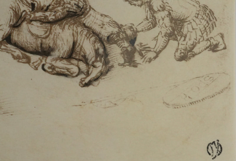 Jacopo BELLINI : Portement de la Croix, Lithographie