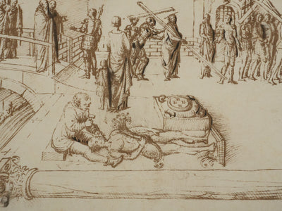 Jacopo BELLINI : Portement de la Croix, Lithographie