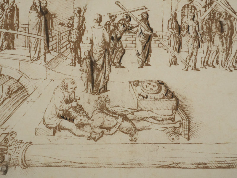 Jacopo BELLINI : Portement de la Croix, Lithographie