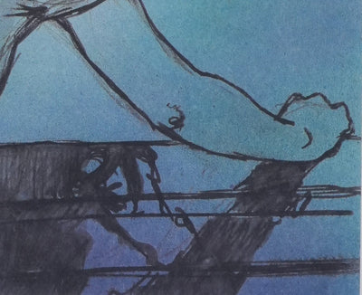 Milo MANARA : Moment passionnel, Lithographie originale signée