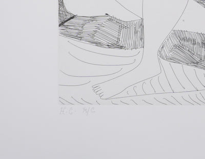 Pablo PICASSO : Les 156, Maison close, bavardages…, Gravure originale signée