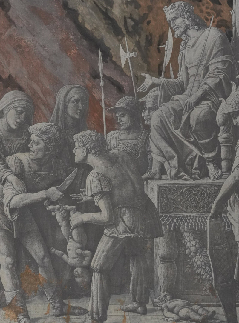 Andrea MANTEGNA : Le jugement de Salomon, Lithographie