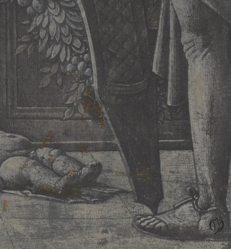 Andrea MANTEGNA : Le jugement de Salomon, Lithographie