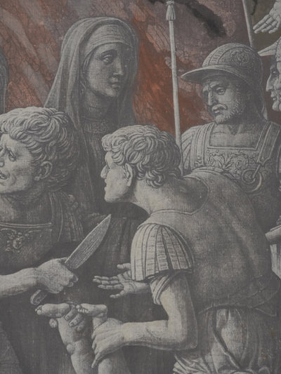 Andrea MANTEGNA : Le jugement de Salomon, Lithographie