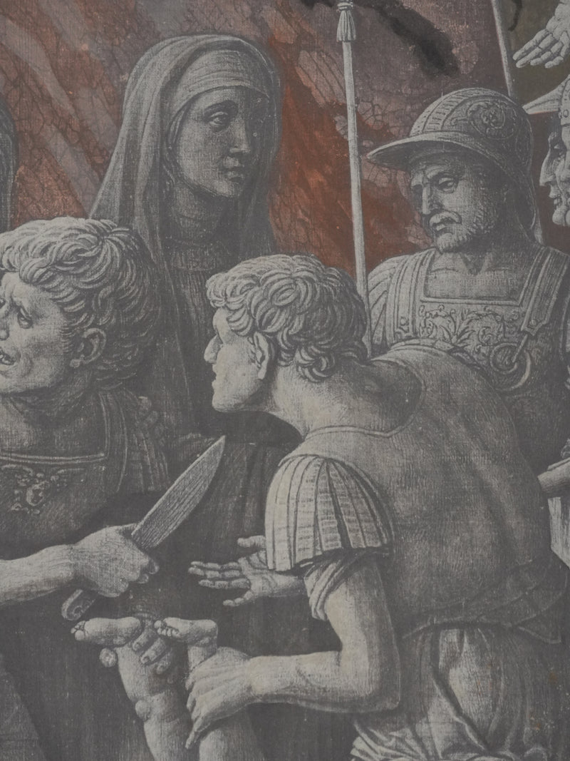 Andrea MANTEGNA : Le jugement de Salomon, Lithographie