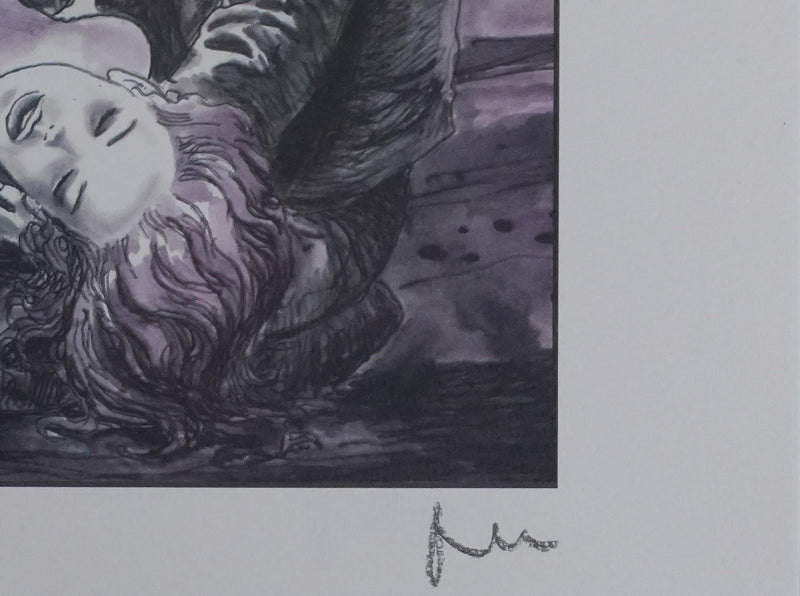 Milo MANARA : Le graffiti, Lithographie originale signée
