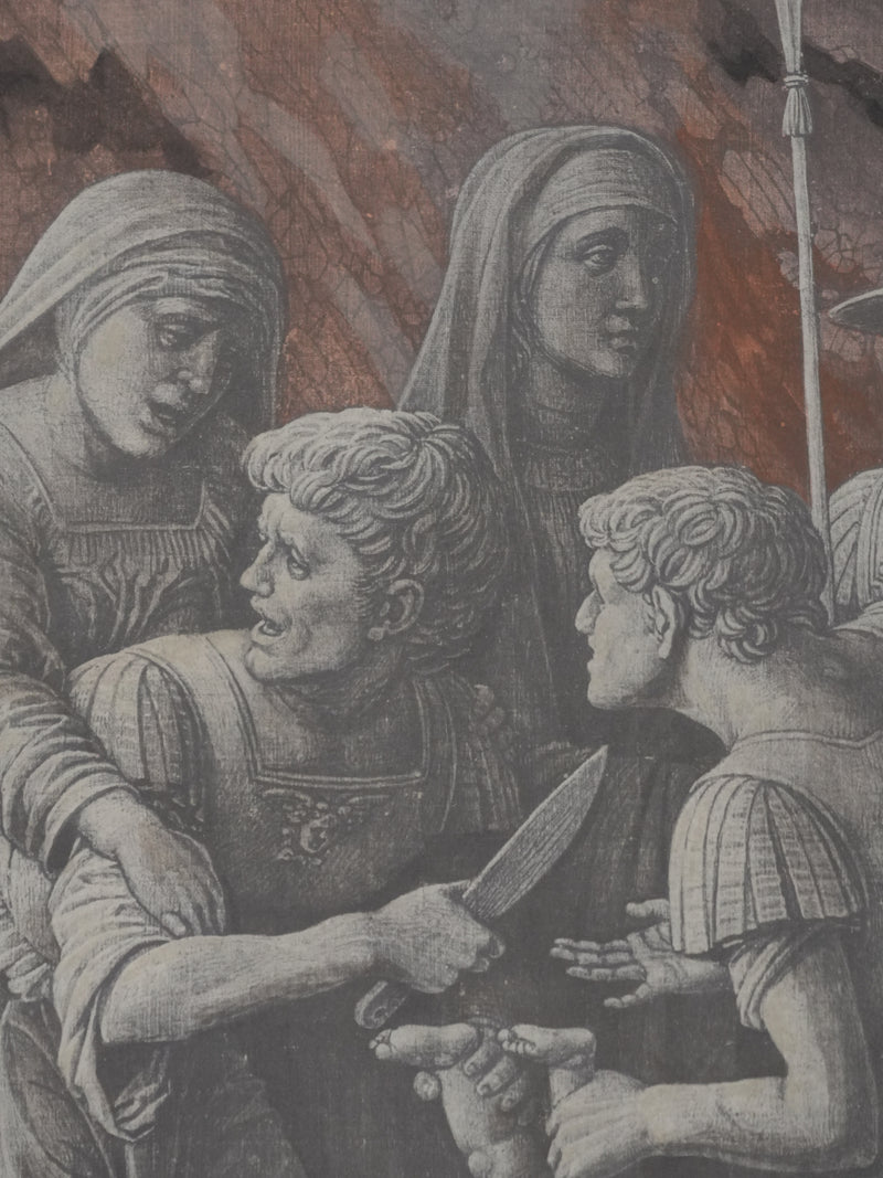 Andrea MANTEGNA : Le jugement de Salomon, Lithographie