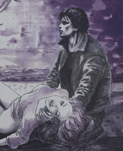 Milo MANARA : Le graffiti, Lithographie originale signée