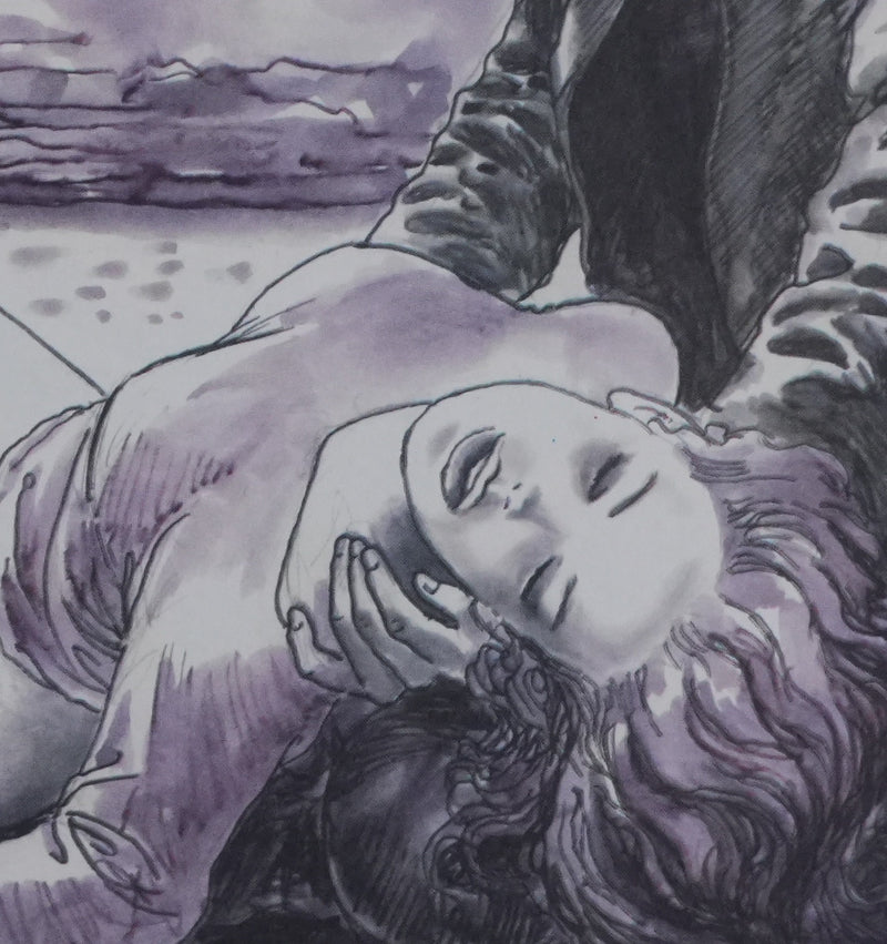 Milo MANARA : Le graffiti, Lithographie originale signée